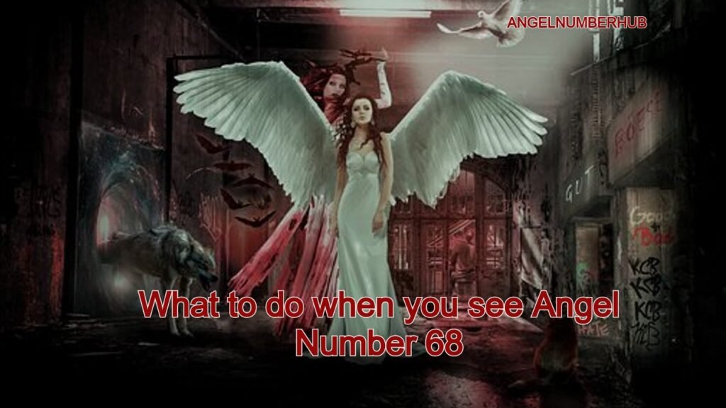 What to do when you see Angel Number 68